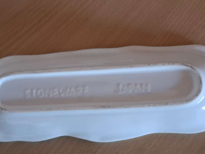 Set of 2 Ceramic Corn on the Cob Dishes  (Made in Japan)