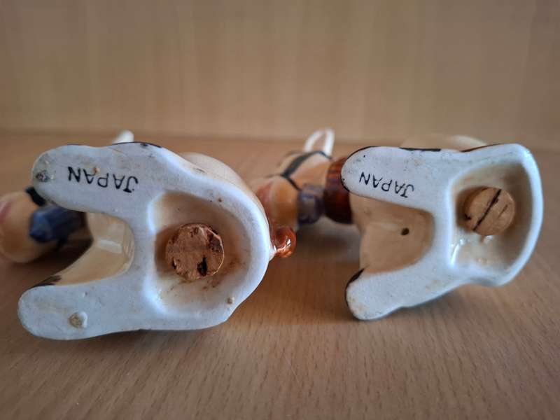 Donkey Figurine Salt & Pepper Set   (Made in Japan)
