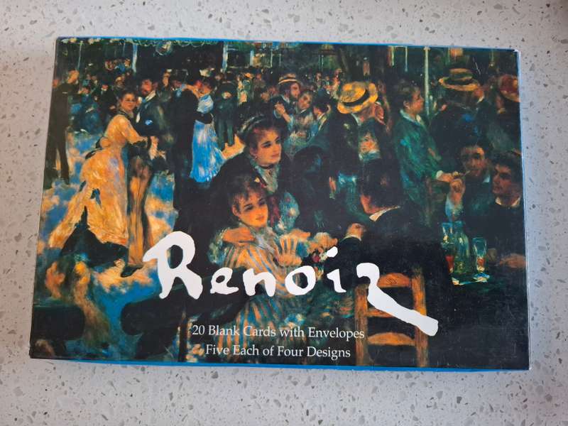 15 Auguste Renoir Blank Cards with Envelopes