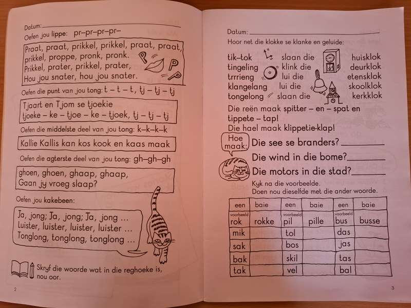 My Slim Kat Werkboek (Leer speel-speel, klank, spel en skryf) Helena Nel, Anna Scholtz
