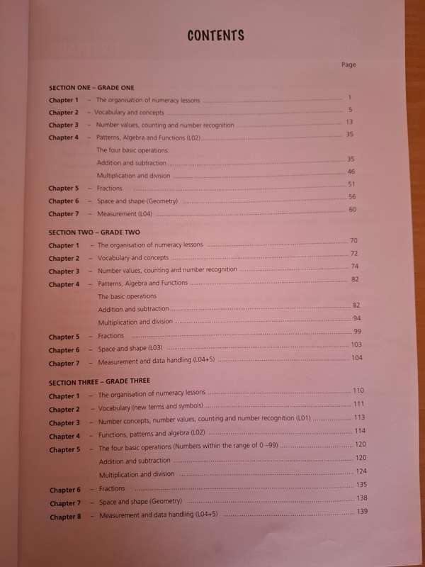 Upgraded Guide for the Foundation Phase - Numeracy: Isebe IeMfundo IeNtshona Koloni