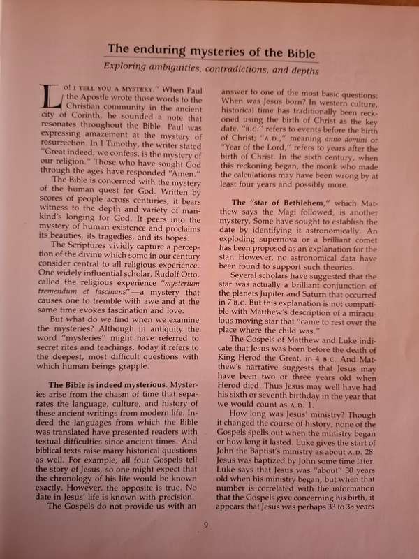 Reader`s Digest - Mysteries of The Bible (The Enduring Questions of the Scriptures) Hardcover