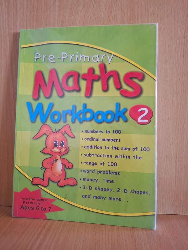 Pre-Primary Maths Workbook 2 (Ages 6 to 7)