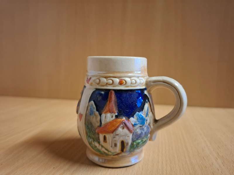 Small German Beer Tankard/Beer Mug (height 7cm width 5cm)