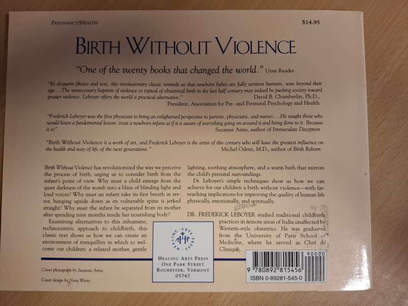 Birth without Violence : Frederick Leboyer  (Paperback)