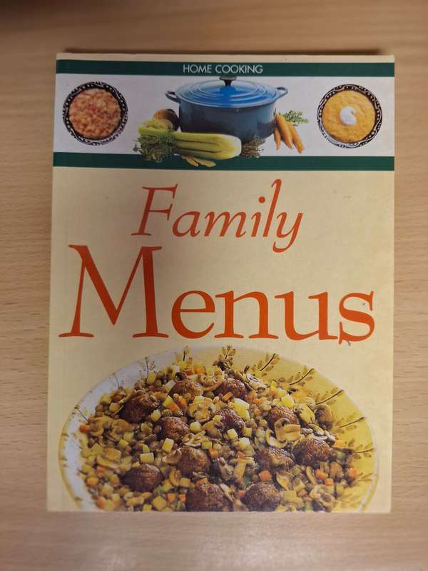 Home Cooking - Family Menus (Paperback)