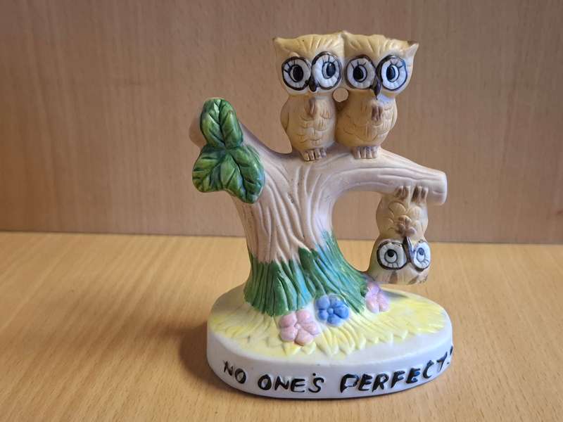 Owl Figurine  (height 12cm width 10cm)