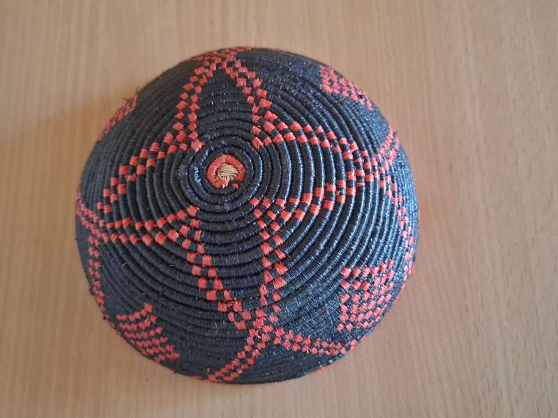 Small Round Basket Bowl - width 15cm height 6cm