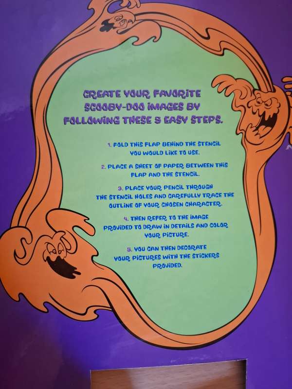 Scooby-Doo Stencil Activity Book
