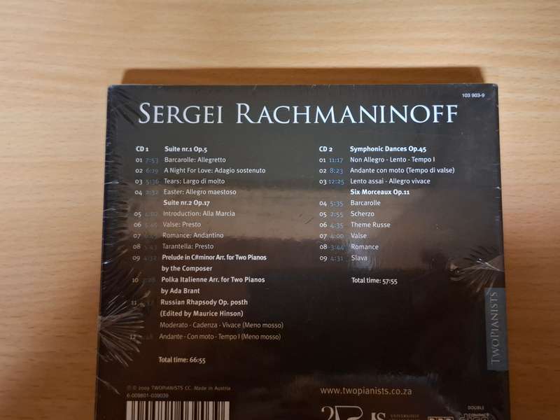 Various Artists - Rachmaninoff: Complete Works for Two Pianos (CD)