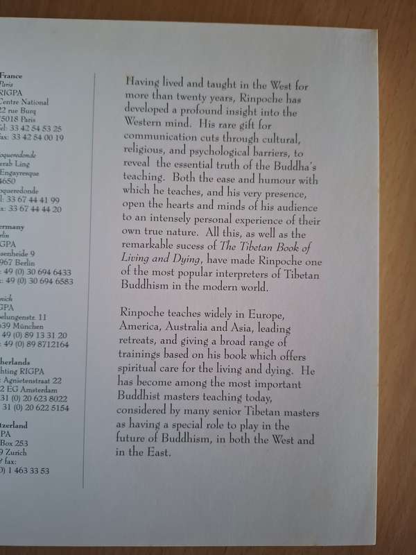 The Tibetan Book of Days - A Journal with thoughts from Sogyal Rinpoche (Hardcover)