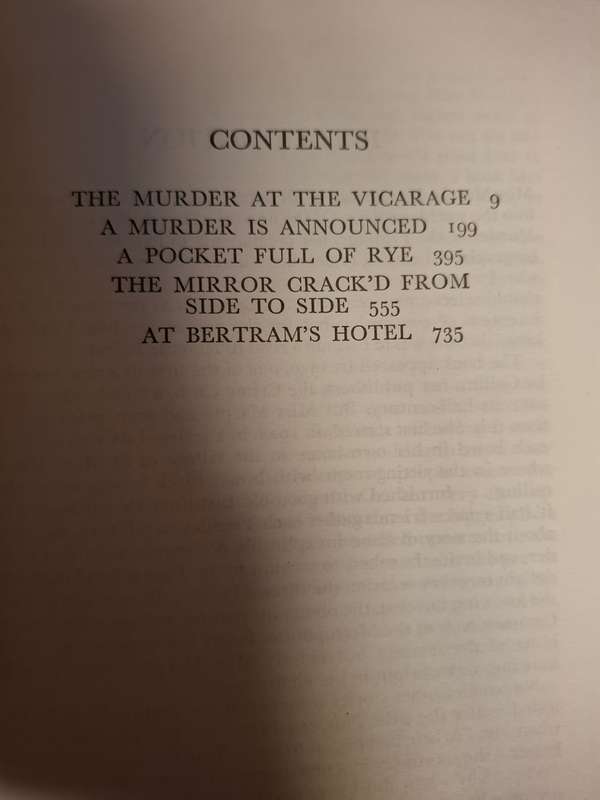 Agatha Christie - A Miss Marple Quintet (Hardcover)