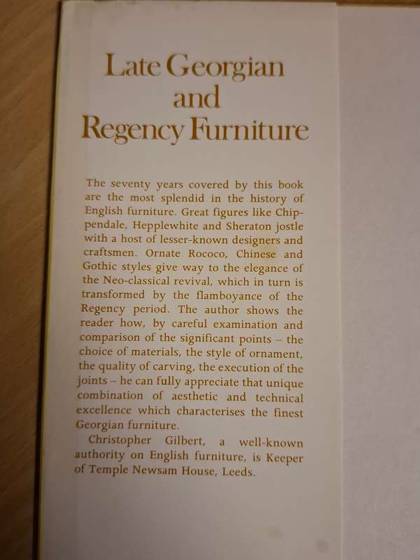Late Georgian and Regency Furniture : Christopher Gilbert (Hardcover)