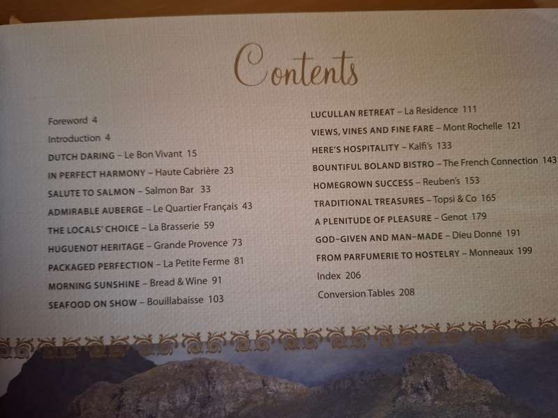 Franschoek Food : Myrna Robins  (Hardcover)