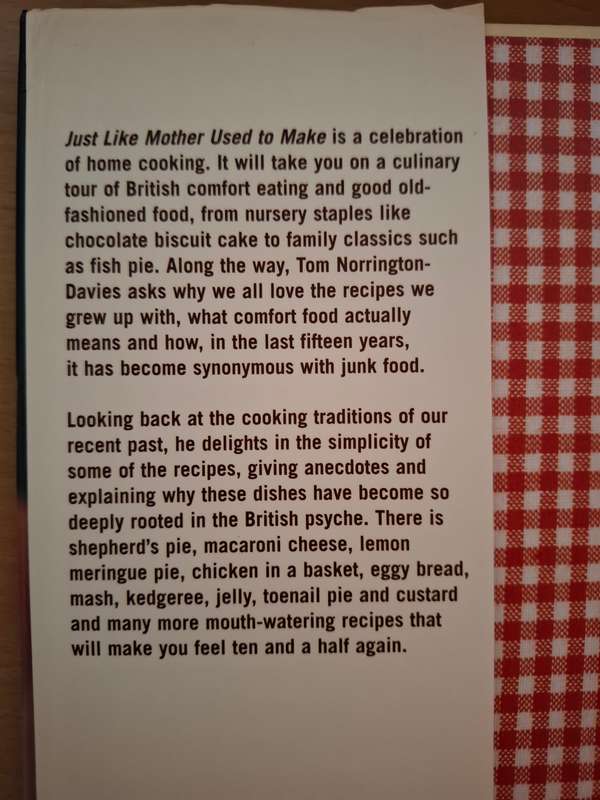 Just Like Mother Used to Make : Tom Norrington-Davies  (Paperback)