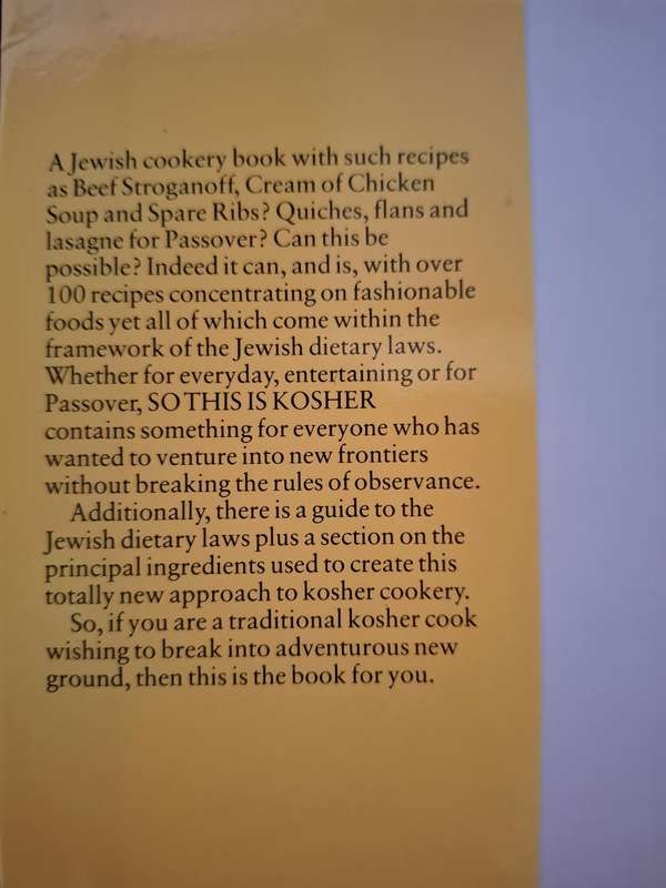 So This is Kosher : Ann Kaye, Hetty Rance  (Hardcover)