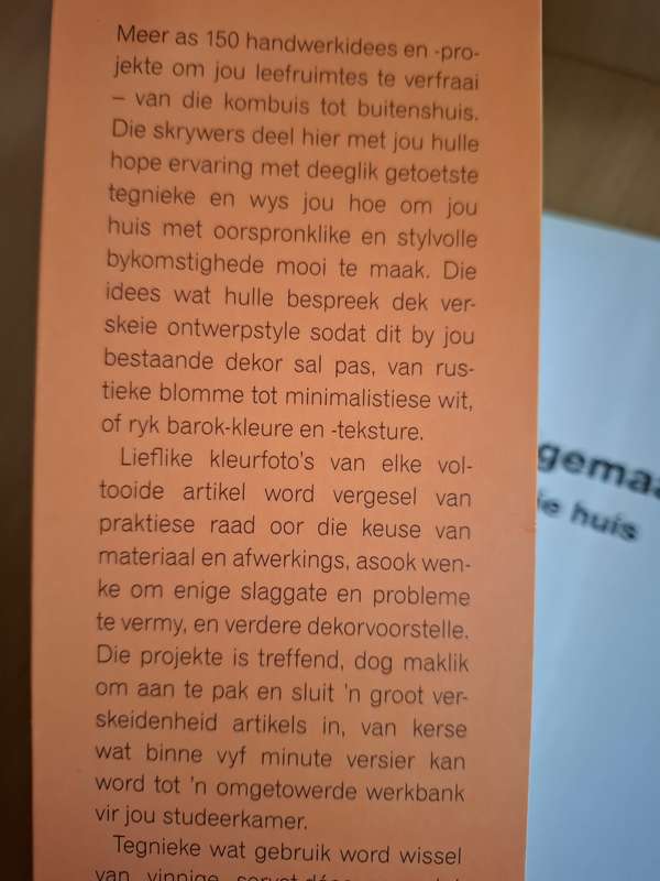 Handgemaak vir you huis : Deborah Morbin & Tracy Boomer