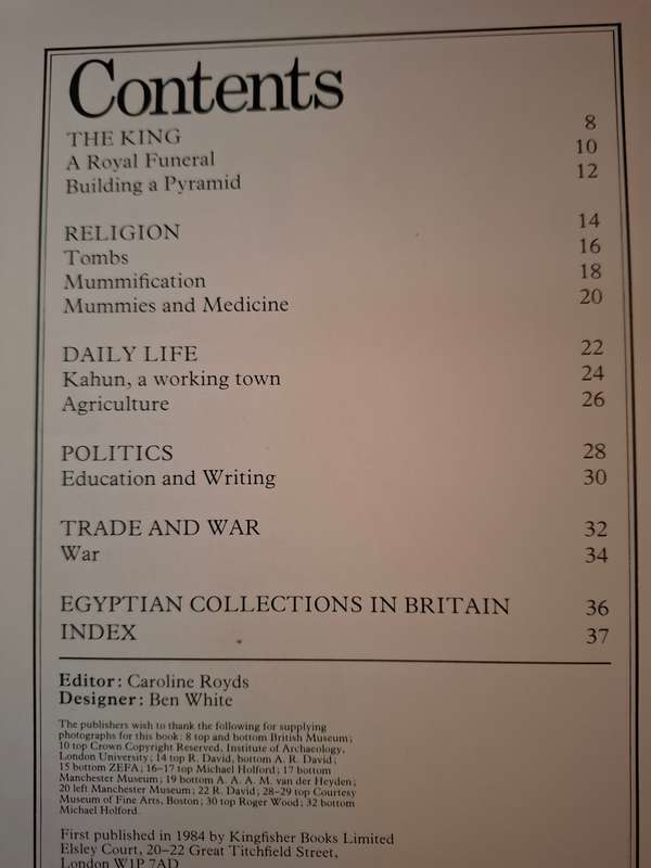 Ancient Egypt : Rosalie and Antony E. David  (Hardcover)