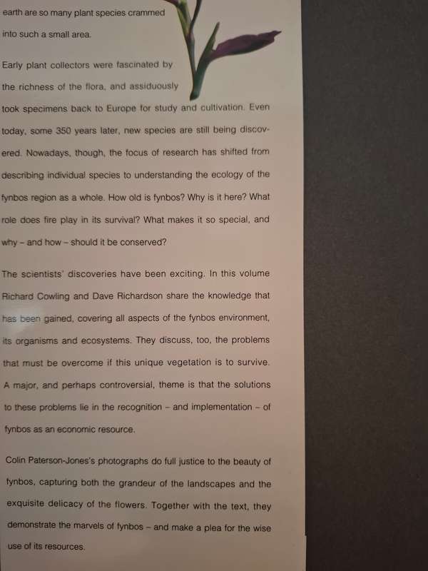 Fynbos - South Africa`s Unique Floral Kingdom : Richard Cowling, Dave Richardson (Hardcover)
