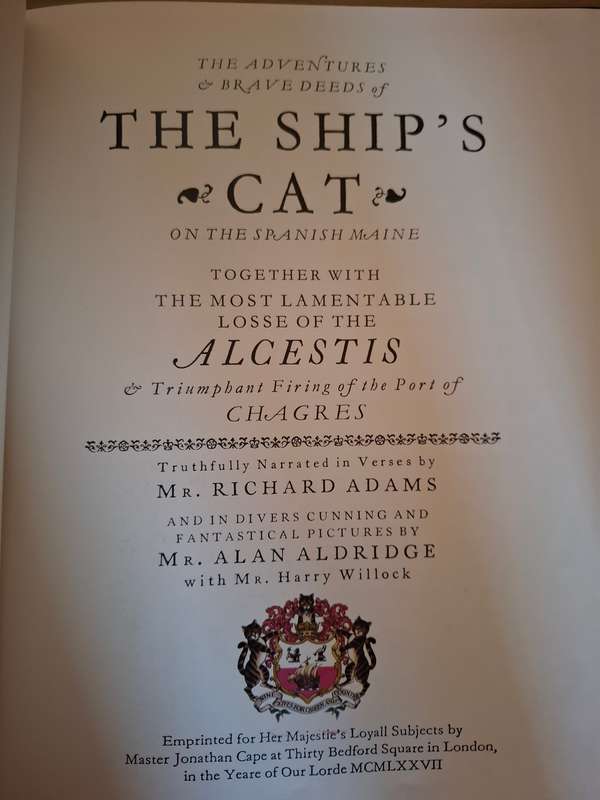 The Ship`s Cat : Alan Aldridge, Richard Adams  (Hardcover)