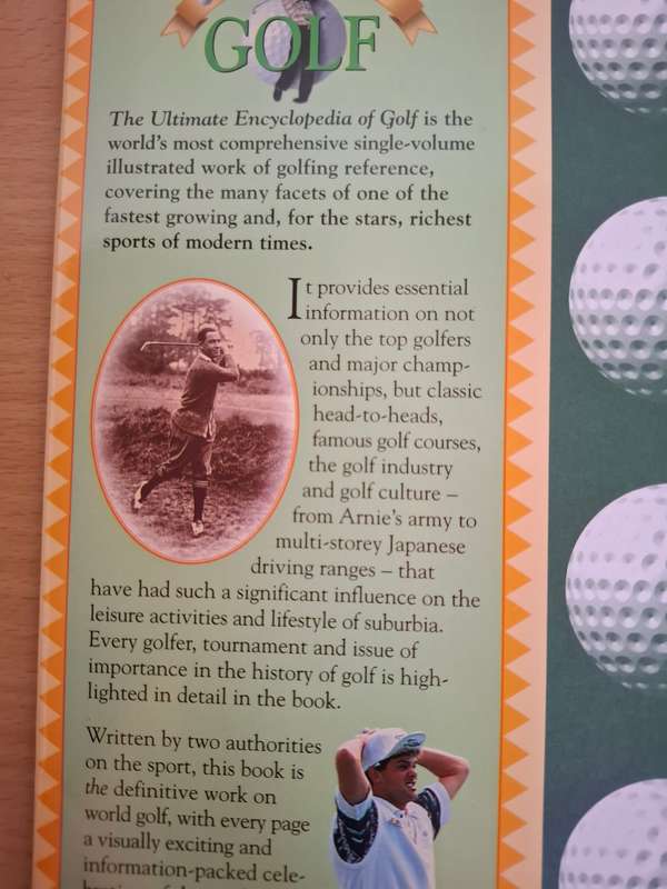 The Ultimate Encyclopedia - Golf : Ted Barrett & Michael Hobbs  (Hardcover)