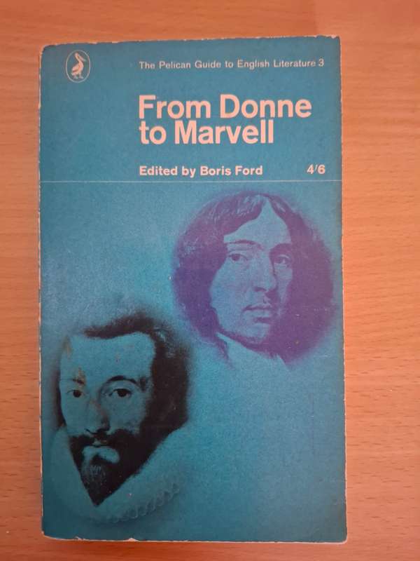 From Donne to Marvell Edited by Boris Ford  (Paperback)