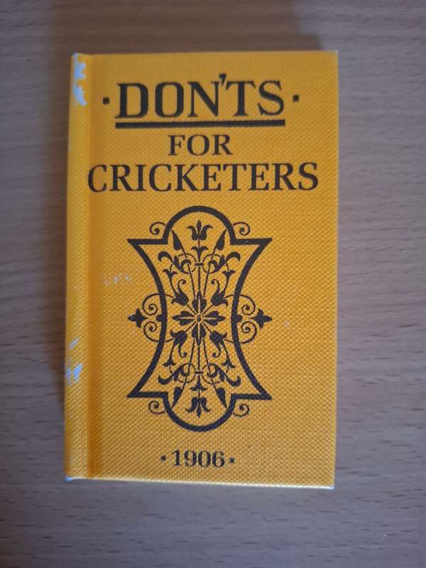 Don`t For Cricketers  1906 (Hardcover)