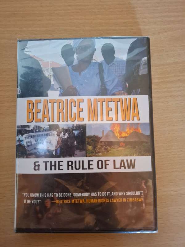 Beatrice Mtetwa & The Rule of Law - Dvd  (NEW CONDITION)