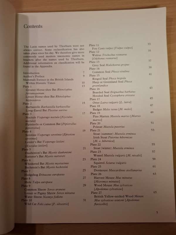 Thornburn`s Mammals with an introduction by David Attenborough  (Paperback)