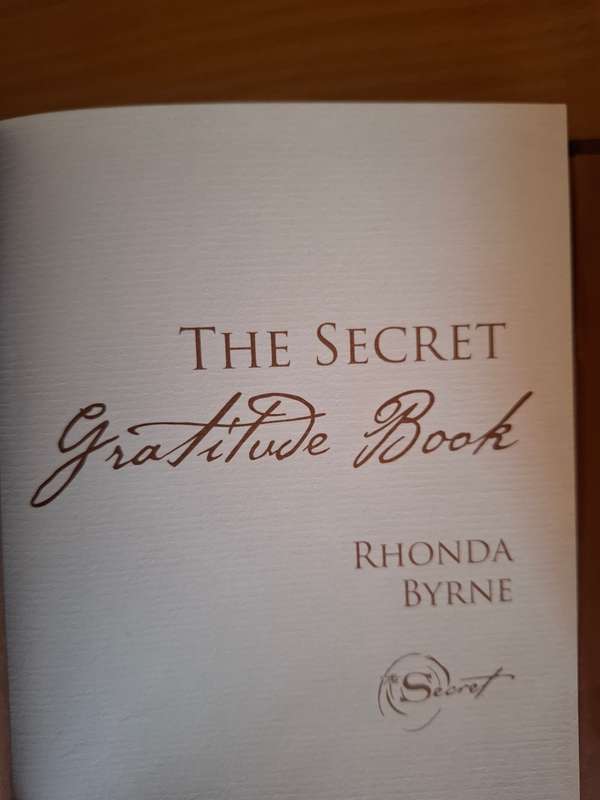 The Secret Gratitude Book by Rhonda Byrne  (Hardcover)