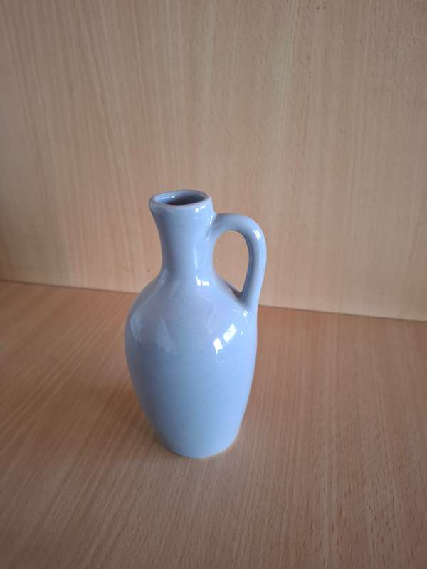 Small Grey Ceramic Jug - height 14cm height 8cm