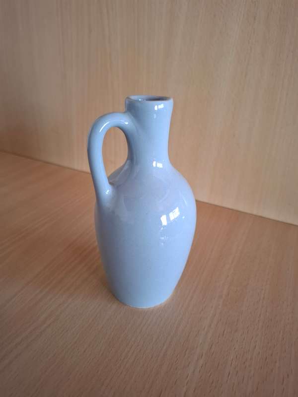 Small Grey Ceramic Jug - height 14cm height 8cm