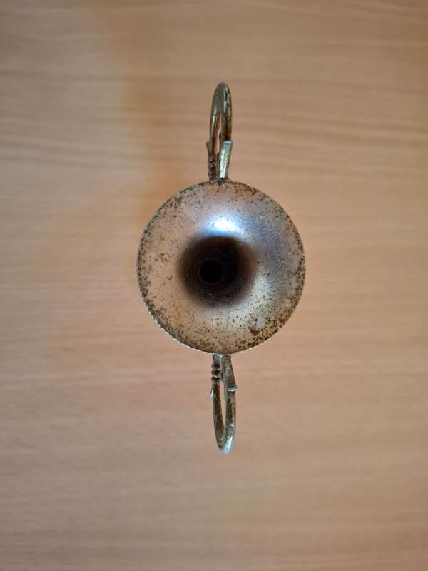 Vintage Onyx Bud Vase - height 8cm width 9cm