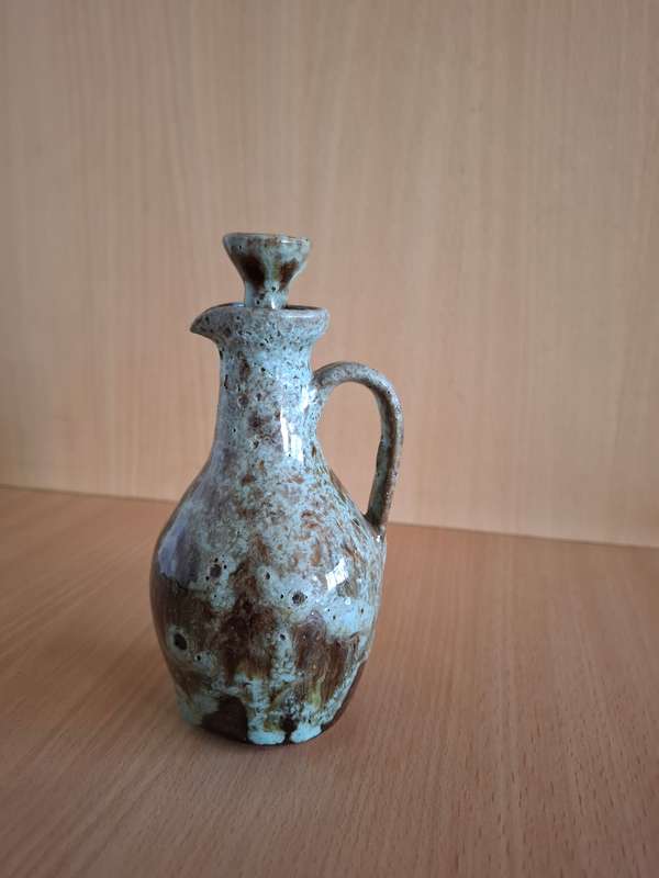 Small Vintage Ceramic Decanter/Jug  - height 13cm width 10cm
