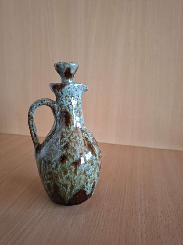 Small Vintage Ceramic Decanter/Jug  - height 13cm width 10cm