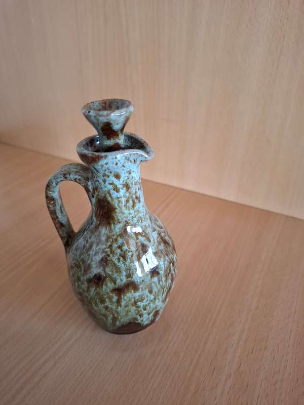 Small Vintage Ceramic Decanter/Jug  - height 13cm width 10cm
