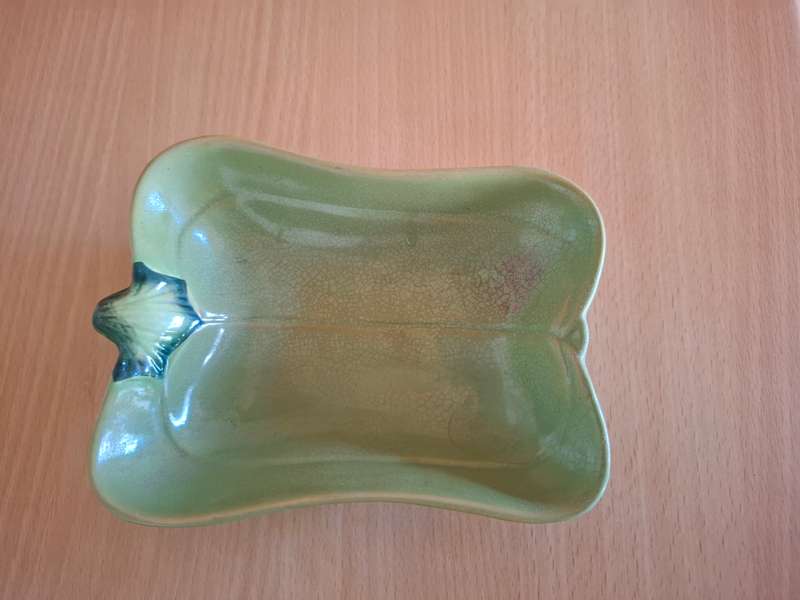 Set of 2 Vegetable Shaped Ceramic Serving Dishes - 15cm x 12 cm