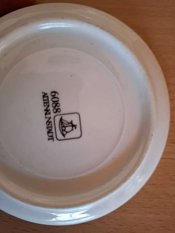 Small German Porcelain Plate - Munster Cathedral - width 10cm