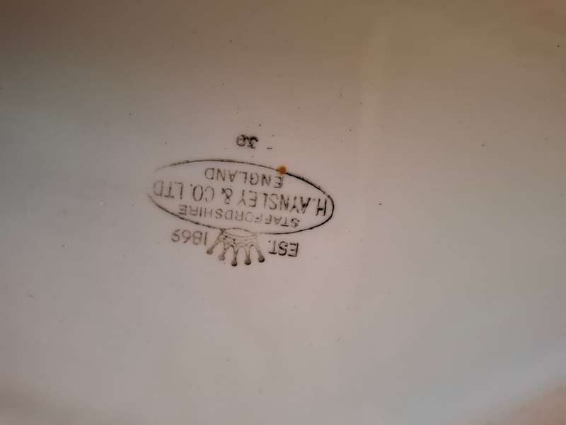 Vintage Rose Pattern Platter - 30cmx 23cm