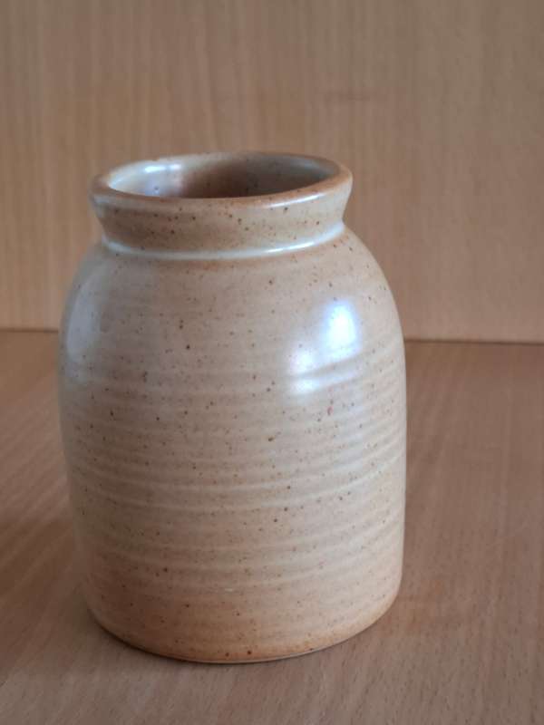 Stoneware Vase - Made in France (height 9cm width 7cm)