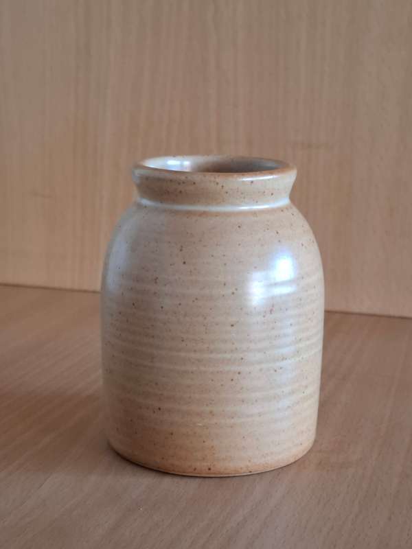 Stoneware Vase - Made in France (height 9cm width 7cm)