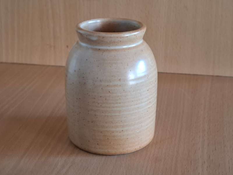 Stoneware Vase - Made in France (height 9cm width 7cm)