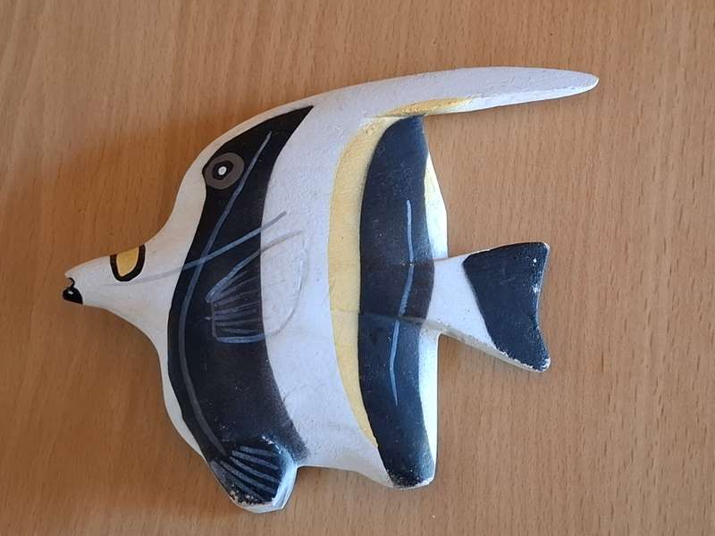 Wooden Fish Ornament - 15cm x 11cm