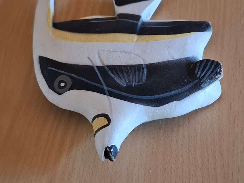 Wooden Fish Ornament - 15cm x 11cm