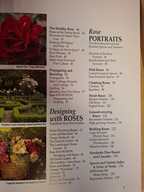 Roses - Beautiful roses for every garden size and setting (200 full color photographs) Paperback