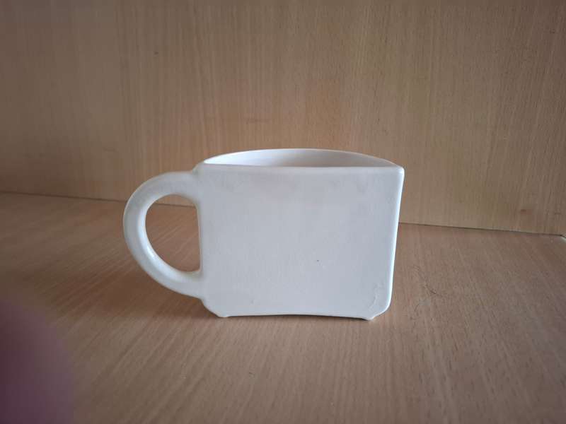 You Asked for Half a Cup of Coffee - 9cm x 5cm height 8cm