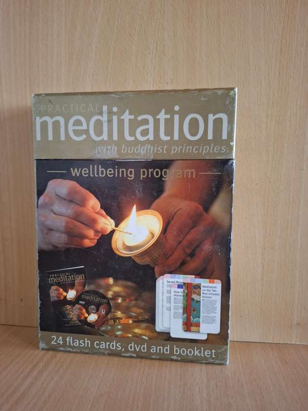 Practical Meditation with buddhist principles (24 flash cards, dvd and booklet)