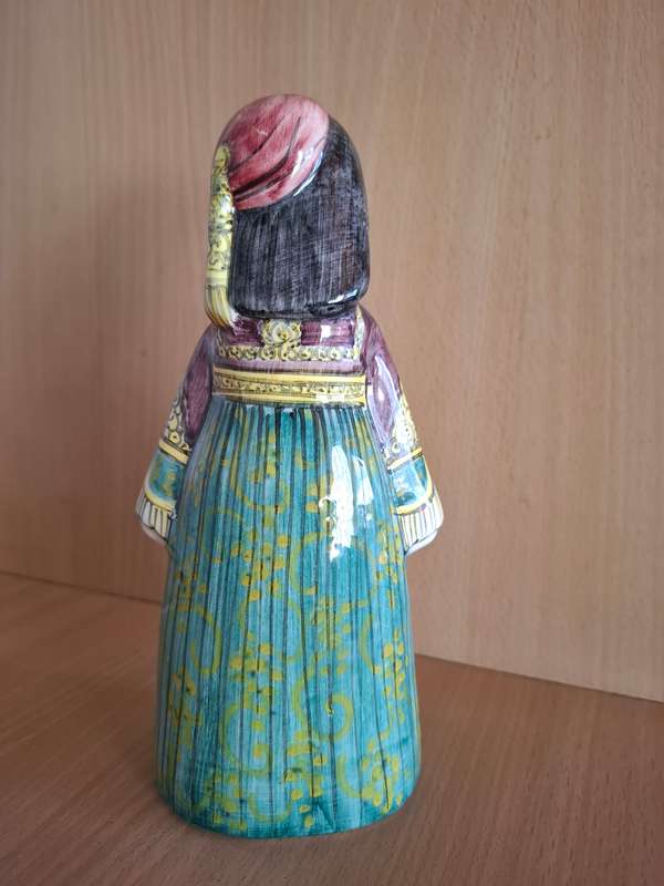 Porcelain Greek Female Figurine - height 20cm width 12cm