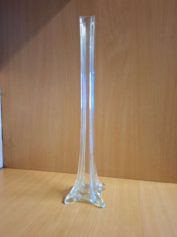 Vintage Glass Vase - height 40cm