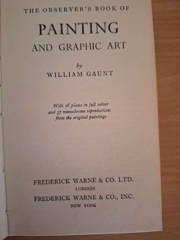 The Observer`s Book of Painting and Graphic Art  (Hardcover)